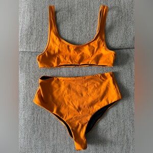 Kit and Ace Orange Two Piece Bikini Swim Suit